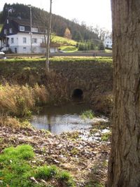 Mossebach mündet in Hilgersbrücke in den Obergraben.