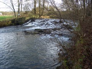 Damit wurde auf dem Wipperhof das Wasser gestaut und zum Obergraben umgeleitet.